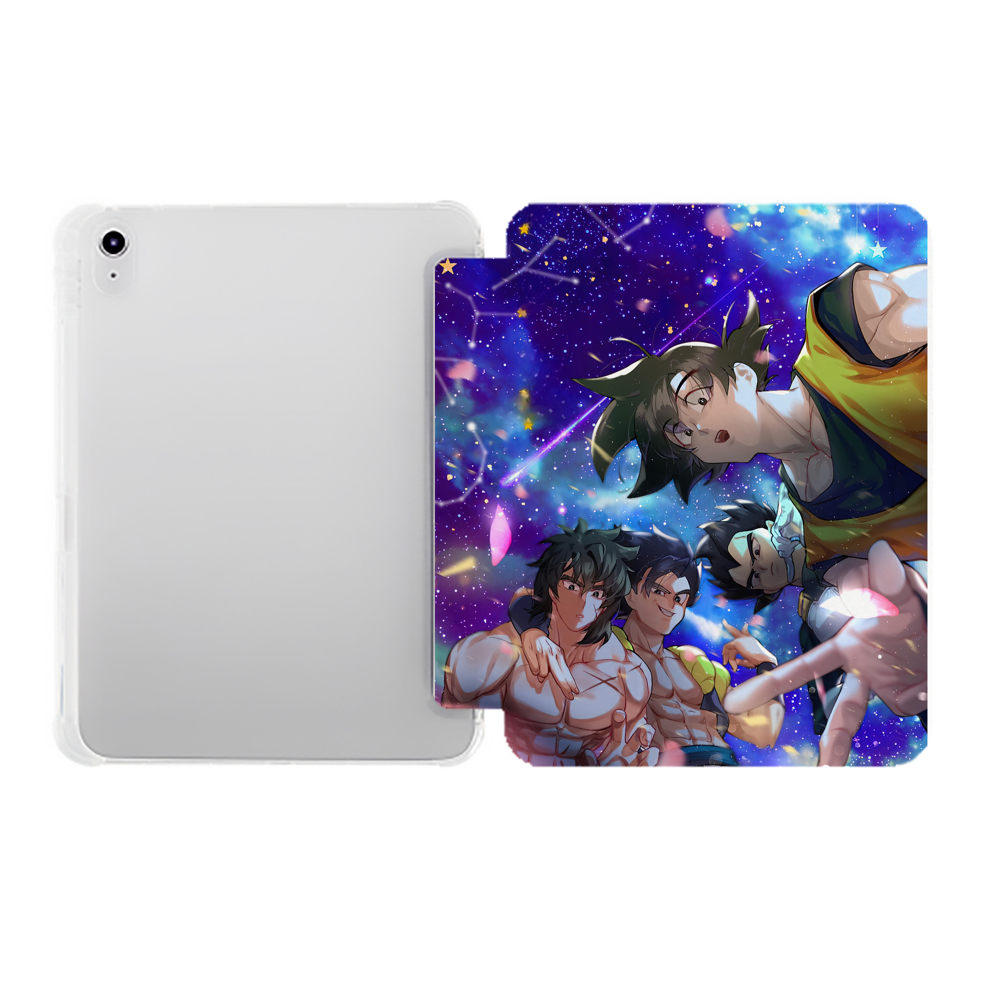 （画像用） ドラゴンボール DRAGON BALL IPad ケース ペン収納付き 三つ折りスタンド PUレザー×シリコン 対応機種9.5/10.5/10.9インチ
